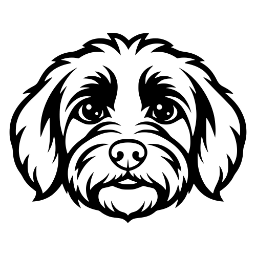 Cartoon Havanese Dog Face - Digital File - XCS Friendly Digital My Custom Designs PDF