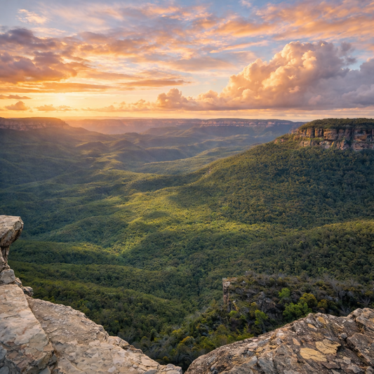 Jamison Valley - Blue Mountains - New South Wales - Australia - Rendered - Digital File Digital My Custom Designs PDF