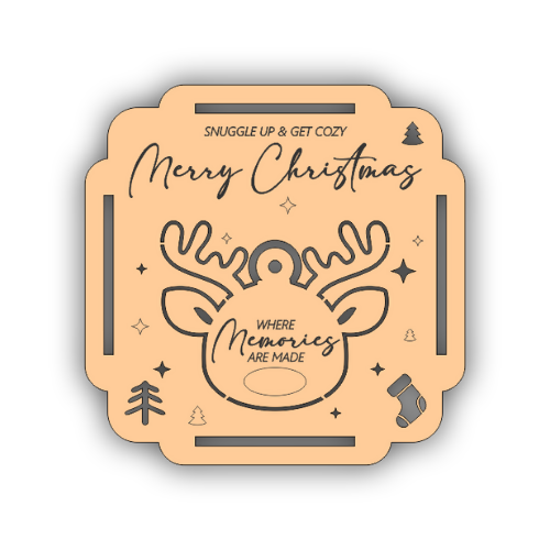 Reindeer PopOut Ornament Blanket Tags - Digital File Digital My Custom Designs