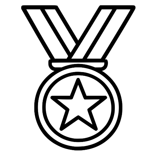 Medal Outline - Digital File - XCS Friendly Digital My Custom Designs PDF