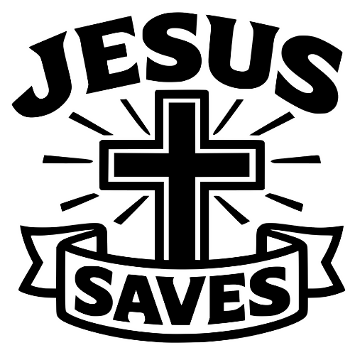 Jesus Saves Text - Digital File - XCS Friendly Digital My Custom Designs PDF