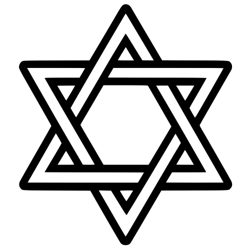 Jewish Star Outline - Digital File - XCS Friendly Digital My Custom Designs PDF