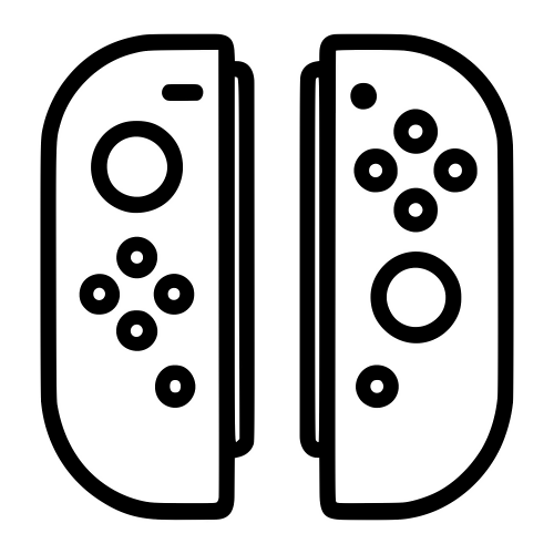 Joy-Con Style Split Controllers - Digital File - XCS Friendly Digital My Custom Designs PDF