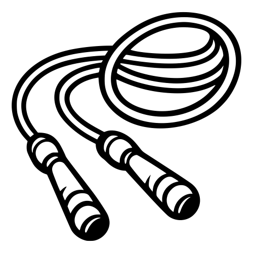 Jump Rope Sketch - Digital File - XCS Friendly Digital My Custom Designs PDF