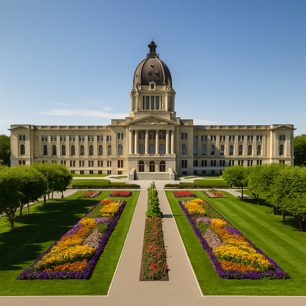 Regina Saskatchewan Legislative Building - Saskatchewan Canada - Rendered - Digital File Digital My Custom Designs PDF