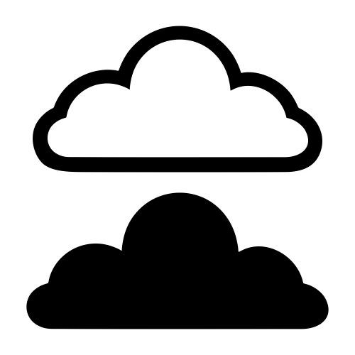 Clouds Design - Vector Graphics - Digital File Digital My Custom Designs PDF