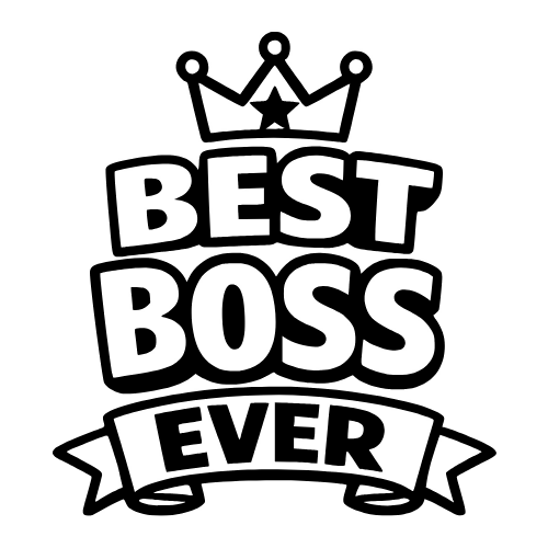 'Best Boss Ever' - Vector Graphics - Digital File Digital My Custom Designs PDF