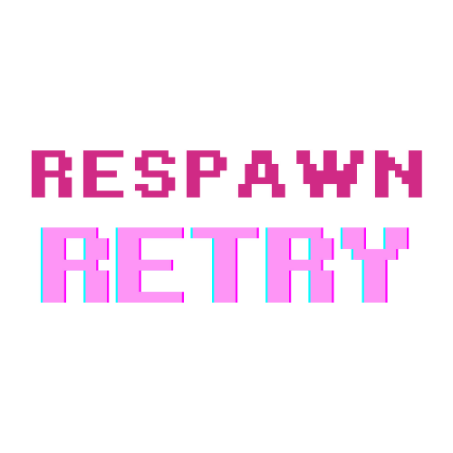 Pop Culture & Fandom - Respawn Retry - T Shirt Design - Digital File Digital My Custom Designs 300 DPI PNG