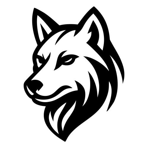 Wolf Logo - Digital File - XCS Friendly Digital My Custom Designs PDF