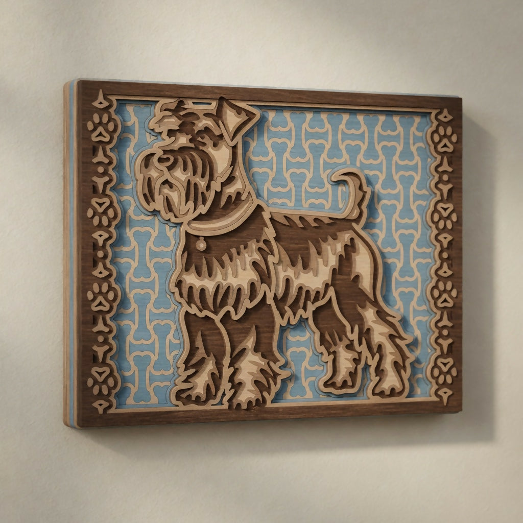 Terrier - Layered Line Designs - Pets - Digital File Digital My Custom Designs ZIP File