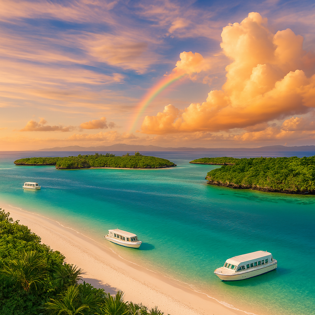 Kabira Bay - Island Hopping - Okinawa Japan - Asia - Rendered - Digital File Digital My Custom Designs PDF