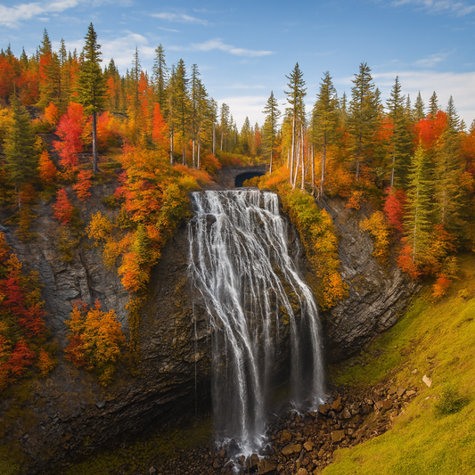 Narada Falls - Mount Rainier National Park - Washington United States - Rendered - Digital FIle Digital My Custom Designs PDF