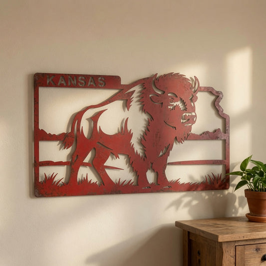 Kansas - Wall / Home Decor - State Outline - United States - Digital File - ZIP File - Digital