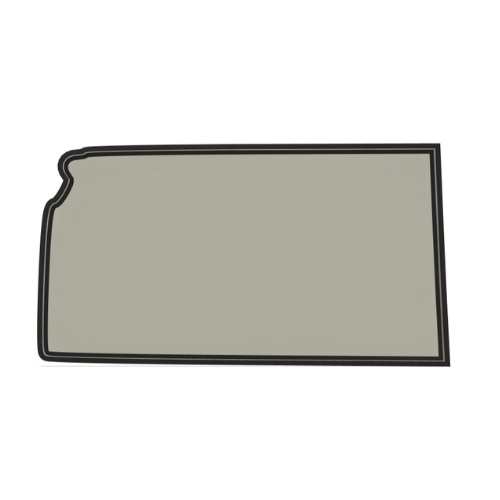 Kansas Wall Lightbox - United States - 3D Print File - Digital File Digital My Custom Designs