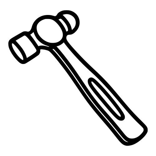 Ball-peen Hammer - Digital File - XCS Friendly Digital My Custom Designs PDF