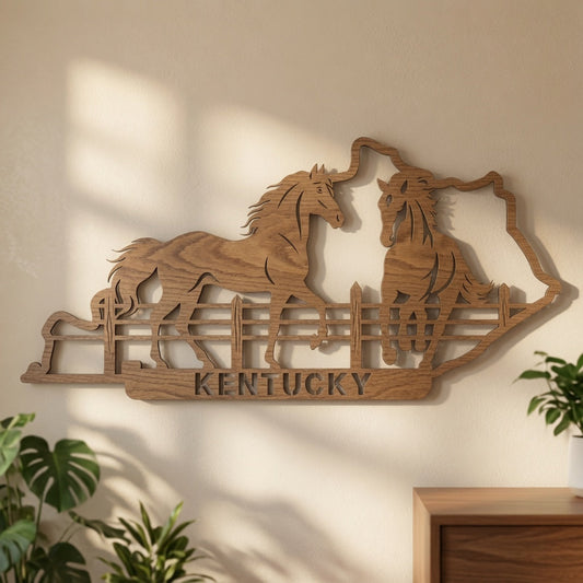 Kentucky - Wall / Home Decor - State Outline - United States - Digital File - ZIP File - Digital