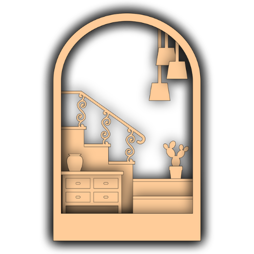 Key Holder Apartment - Wall / Home Decor - Digital File Digital My Custom Designs SVG
