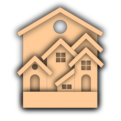 Key Holder Neighborhood - Wall / Home Decor - Digital File Digital My Custom Designs SVG
