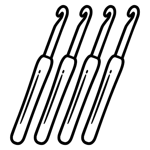 Crochet Hook Design - Digital File - XCS Friendly Digital My Custom Designs PDF