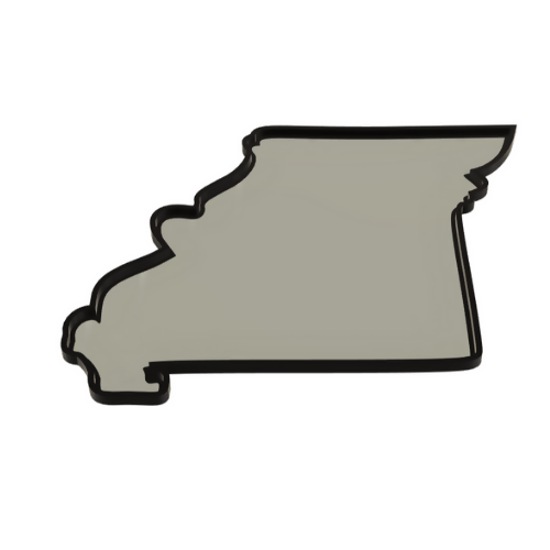 Missouri Wall Lightbox - United States - 3D Print File - Digital File Digital My Custom Designs