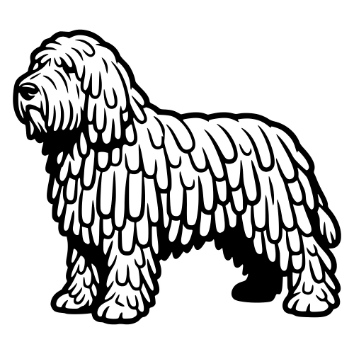 Komondor Mop Dog - Digital File - XCS Friendly Digital My Custom Designs PDF