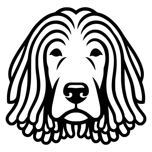 Komondor Mop Face - Digital File - XCS Friendly Digital My Custom Designs PDF