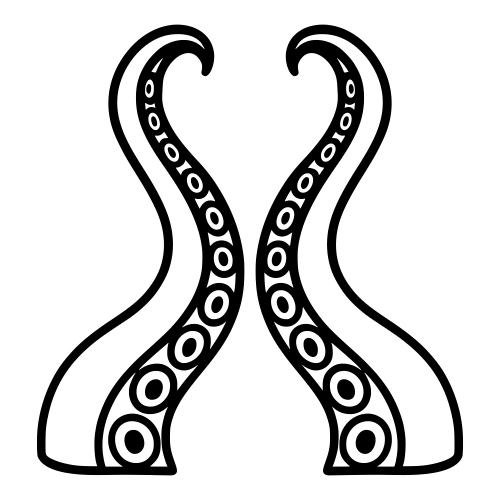 Kraken Tentacle - Digital File - XCS Friendly Digital My Custom Designs PDF