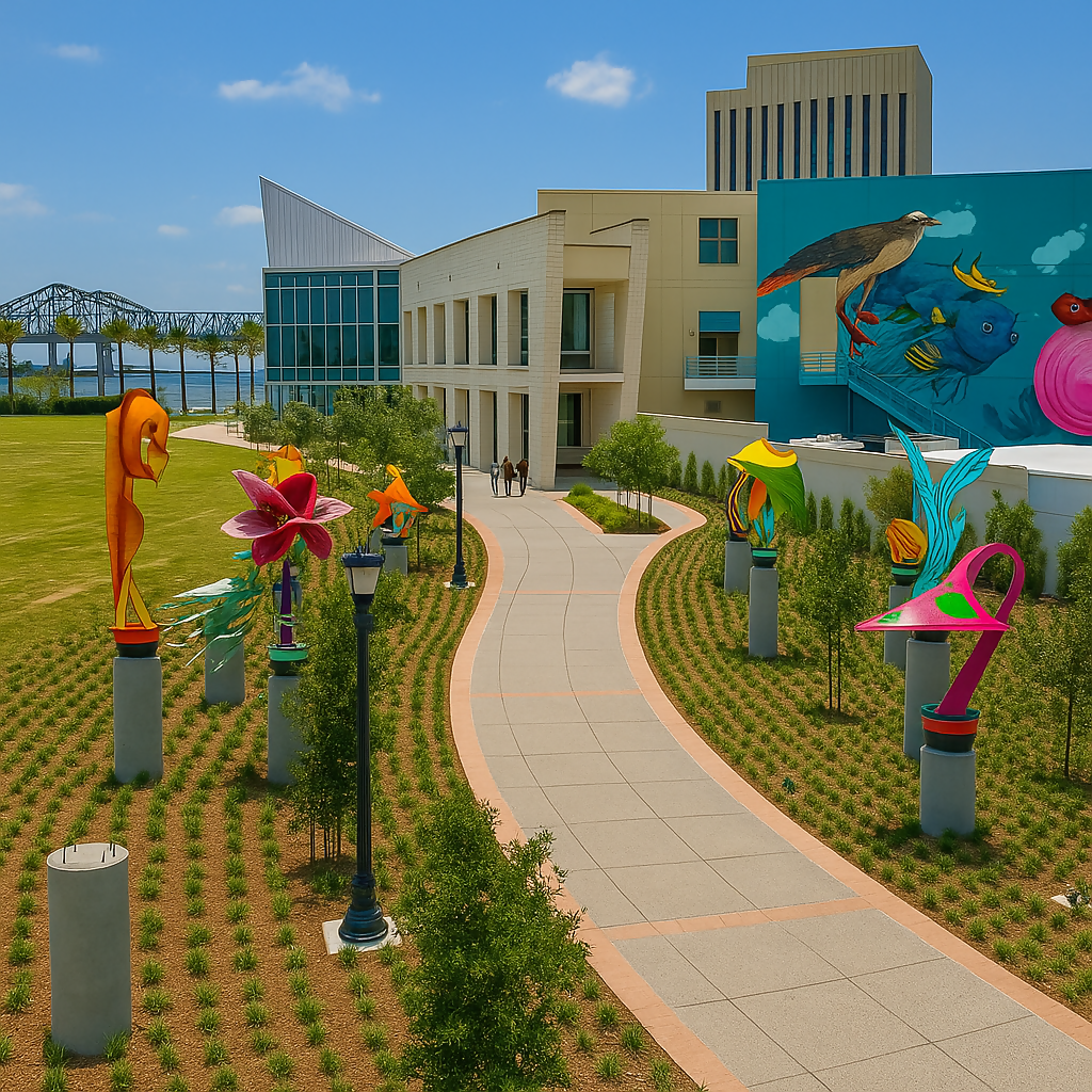 Audubon Aquarium and Insectarium - Louisiana United States - Rendered - Digital File Digital My Custom Designs PDF