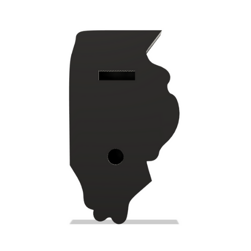Illinois Wall Lightbox - United States - 3D Print File - Digital File Digital My Custom Designs