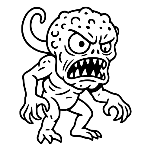 Mutant Monster - Digital File - XCS Friendly Digital My Custom Designs PDF