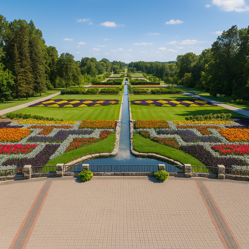 International Peace Garden - North Dakota United States - Rendered - Digital File