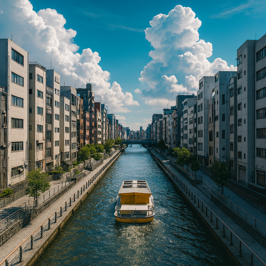 Dotonbori River - Osaka Japan - Asia - Rendered - Digital File Digital My Custom Designs PDF