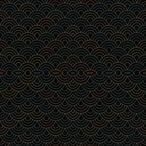 Minimal and Modern - Subtle Transparent Arcs With Matte Pastels - Pattern - Digital File Digital My Custom Designs PDF