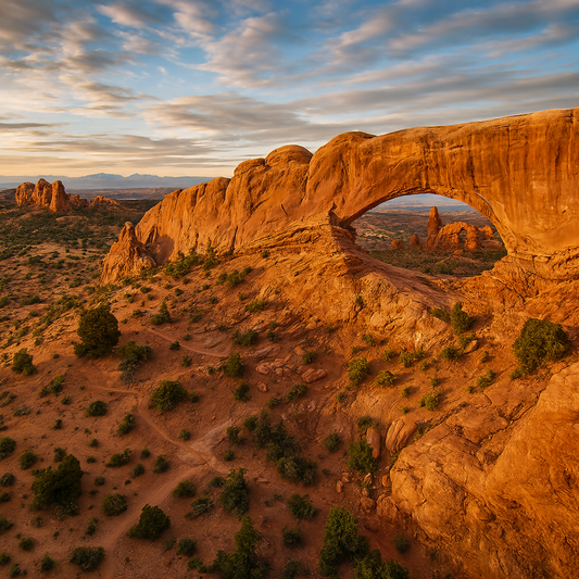 Landscape Arch - Canyonlands National Park - Utah United States - Rendered - Digital File Digital My Custom Designs PDF