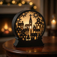 Layered Lightbox - Snow globe - Scenic - Digital File Digital My Custom Designs