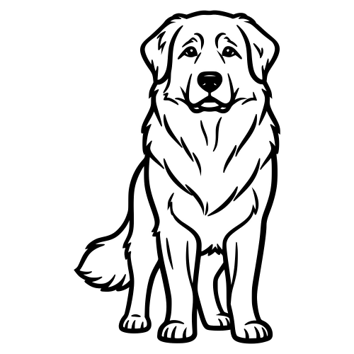 Leonberger Outline - Digital File - XCS Friendly Digital My Custom Designs PDF