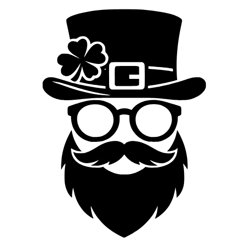 Leprechaun Glasses Beard - Digital File - XCS Friendly Digital My Custom Designs PDF