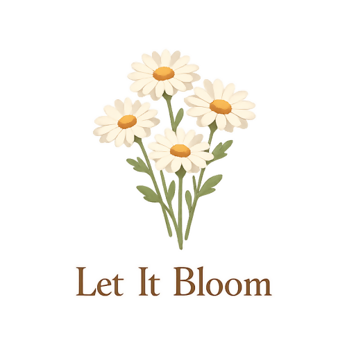 Let it Bloom - Art & Aesthetics - T Shirt Designs - Digital File Digital My Custom Designs 300 DPI PNG