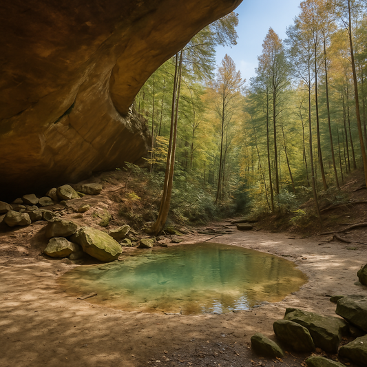 Copperas Falls - Red River Gorge Geological Area - Kentucky United States - Rendered - Digital File Digital My Custom Designs PDF