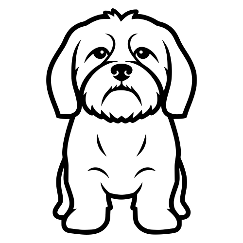 Lhasa Apso - Digital File - XCS Friendly Digital My Custom Designs PDF
