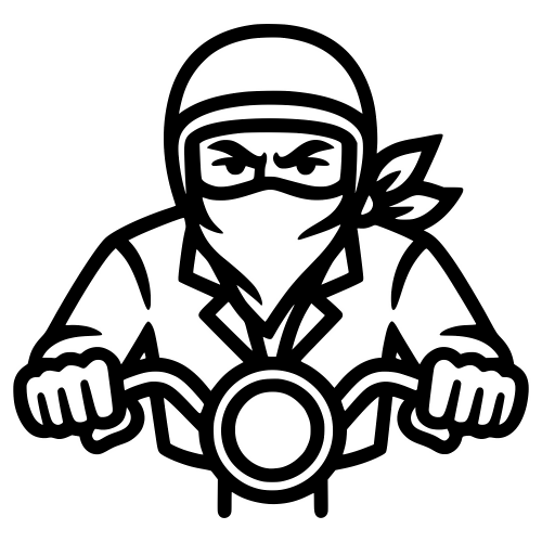 Rider With Bandana - Digital File - XCS Friendly Digital My Custom Designs PDF