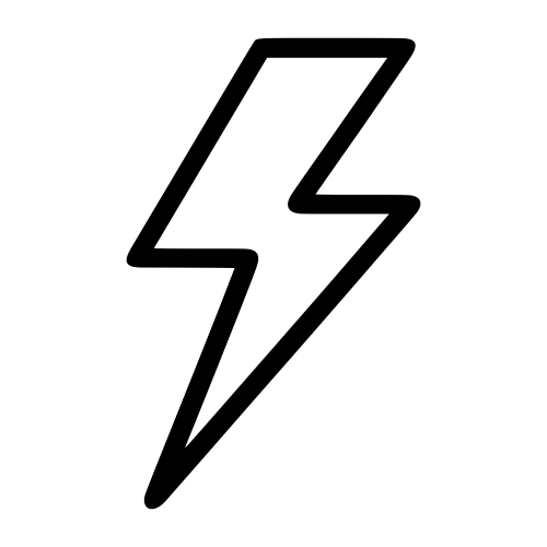 Lightning Bolt Icon - Digital File - XCS Friendly Digital My Custom Designs PDF