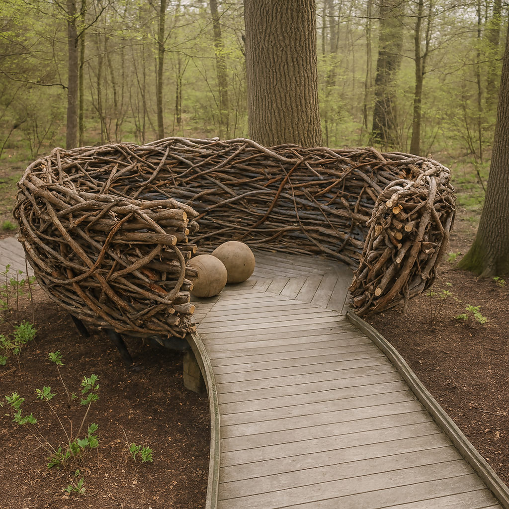 Giant Bird's Nest - Winterthur Museum, Garden and Library - Delaware United States - Rendered - Digital File Digital My Custom Designs PDF