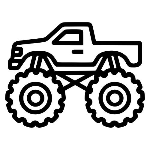 Monster Truck - Digital File - XCS Friendly Digital My Custom Designs PDF