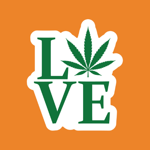 Love Weed - Stickers - Digital Files Digital My Custom Designs ZIP File