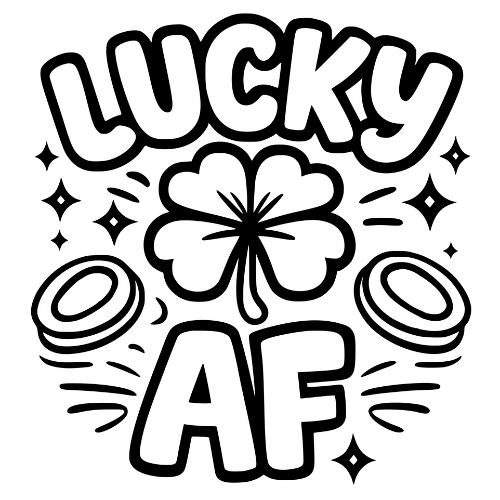 Lucky AF - Digital File - XCS Friendly Digital My Custom Designs PDF