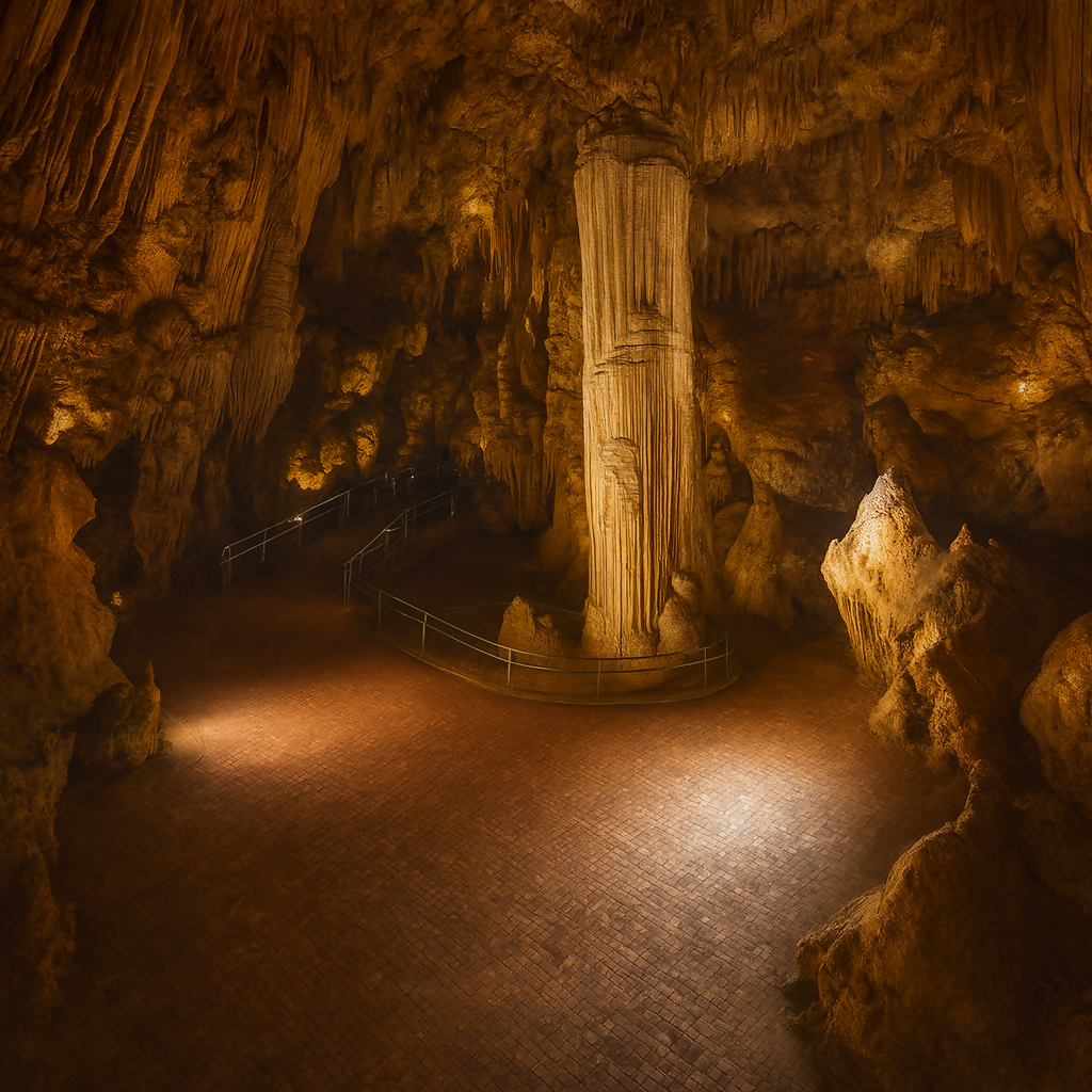 Luray Caverns - Virginia United States - Rendered - Digital File Digital My Custom Designs PDF