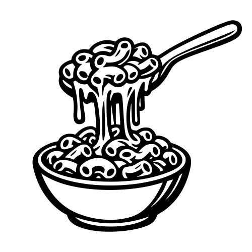 Mac & Cheese Spoon Pull - Digital File - XCS Friendly