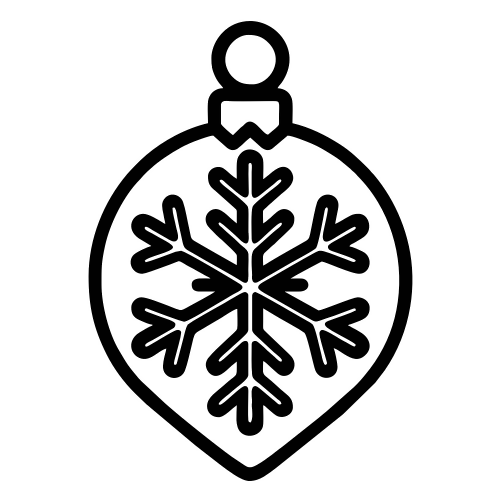 Metallic Snowflake Charm - Digital File - XCS Friendly Digital My Custom Designs PDF