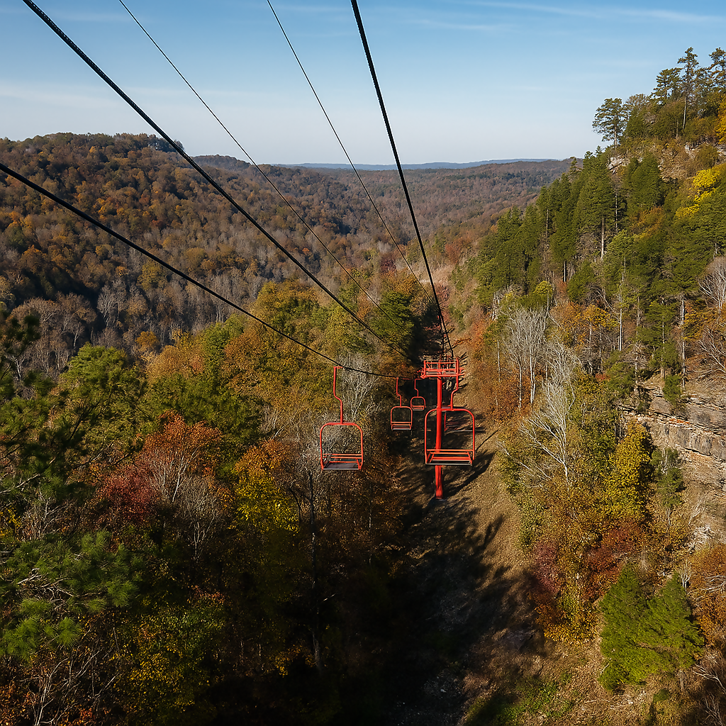 Natural Bridge Sky Lift-Natural Bridge State Resort Park - Kentucky United States - Rendered - Digital File Digital My Custom Designs PDF